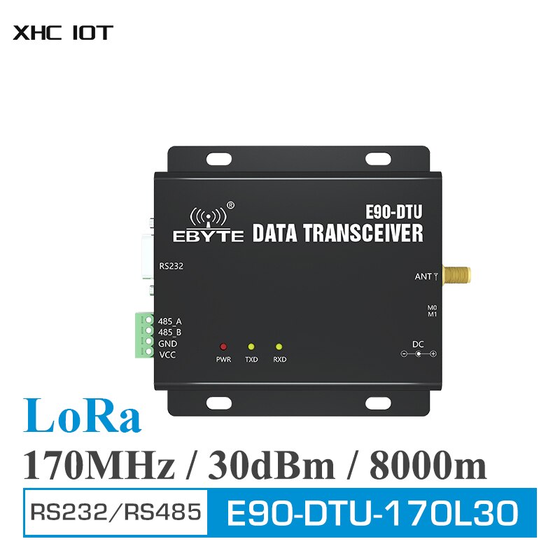 170MHz LoRa WirelessTransceiver RS232 RS485 1W ..